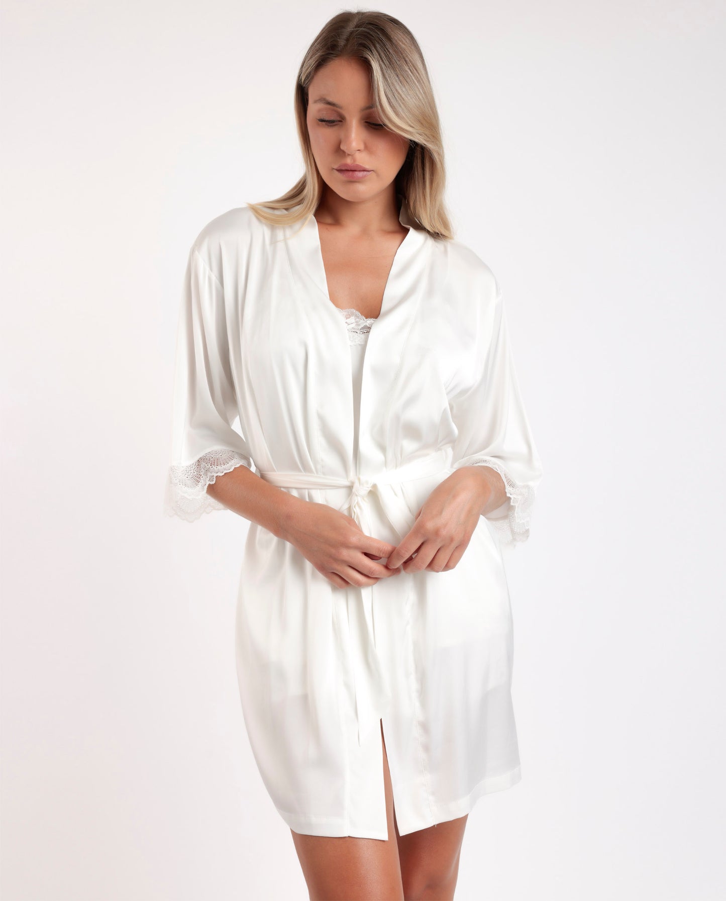 Bata Manga Francesa Wedding Day para Mujer