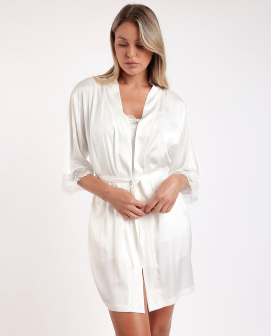 Bata Manga Francesa Wedding Day para Mujer