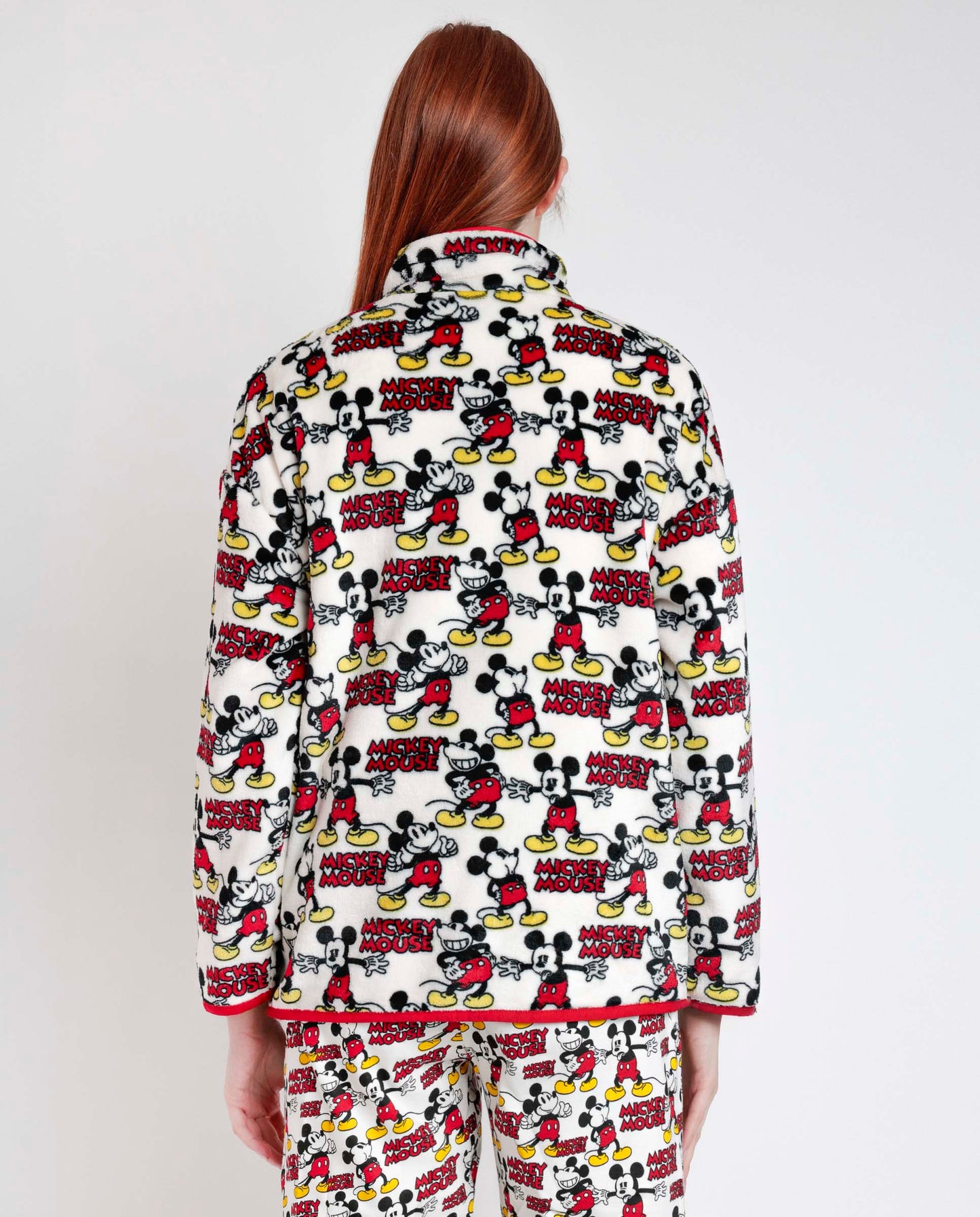 Bata Manga Larga Calentita Best Mickey para Mujer