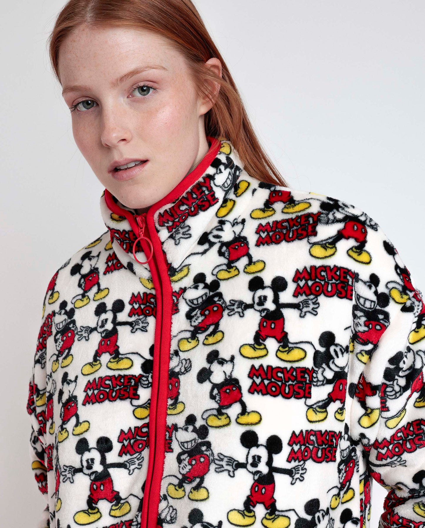 Bata Manga Larga Calentita Best Mickey para Mujer