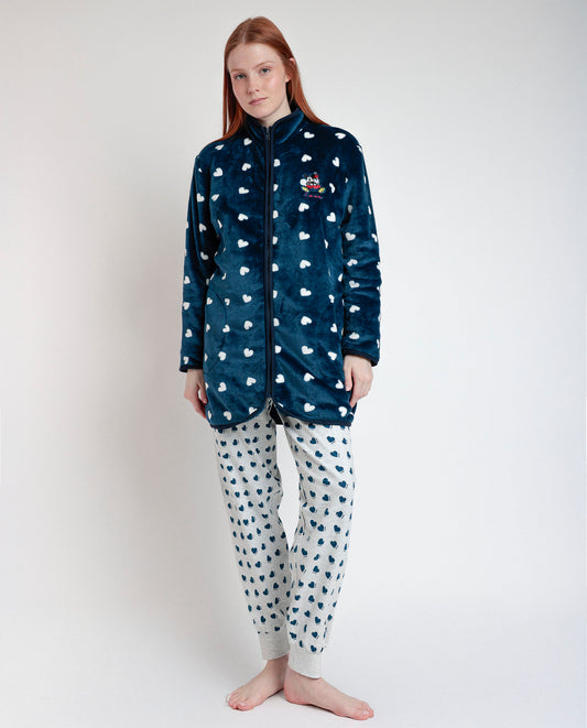 Bata Manga Larga Calentita You Make Me Love para Mujer