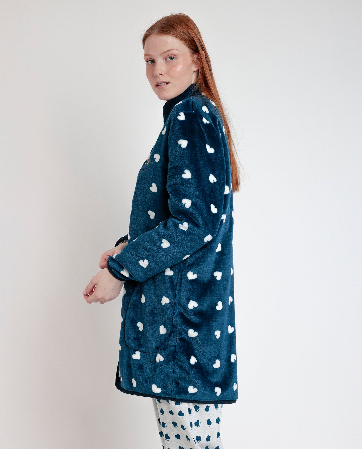 Bata Manga Larga Calentita You Make Me Love para Mujer