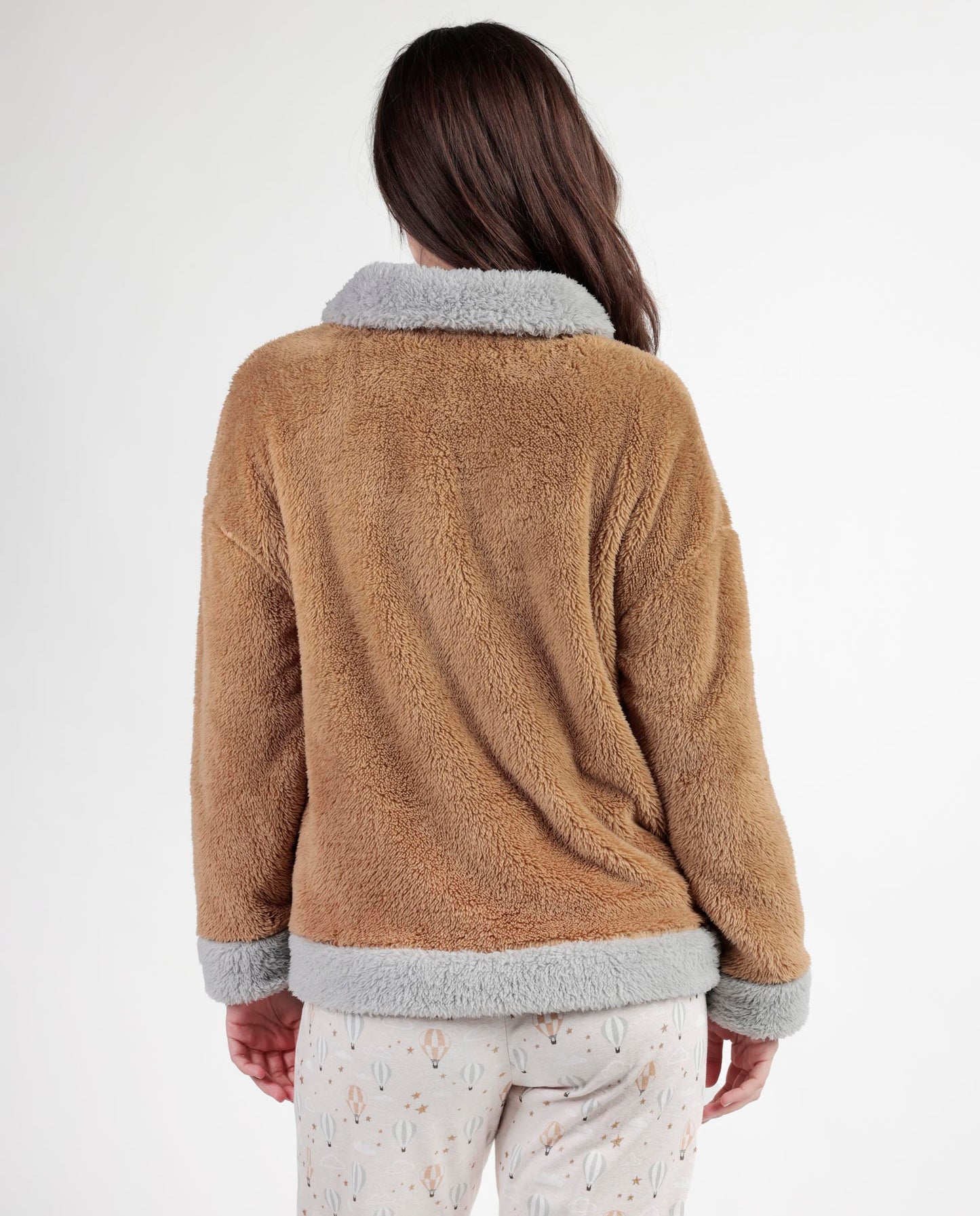 Bata Manga Larga Calentita Enjoy Every Moment para Mujer