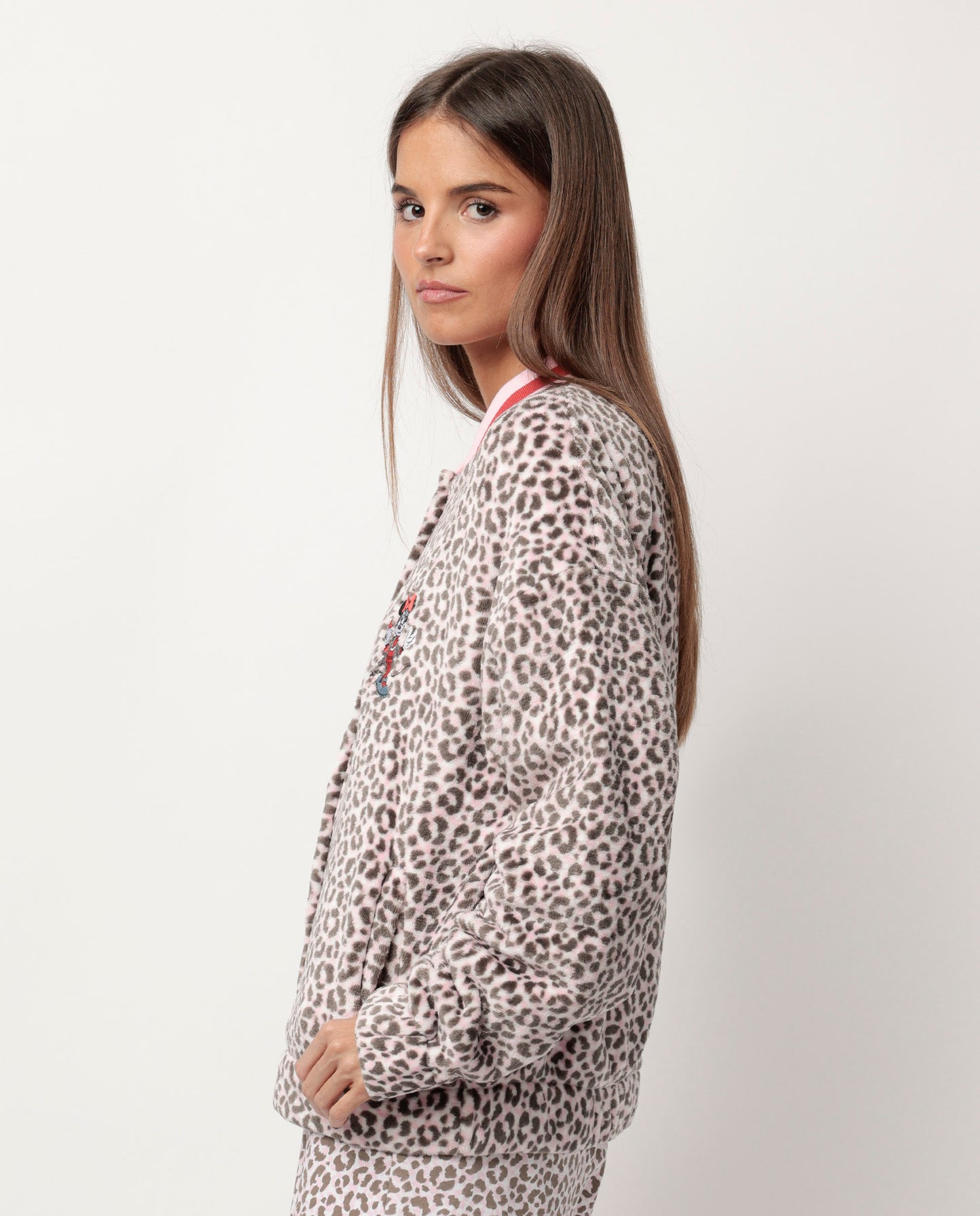 Bata Manga Larga Calentita Minnie Skin para Mujer