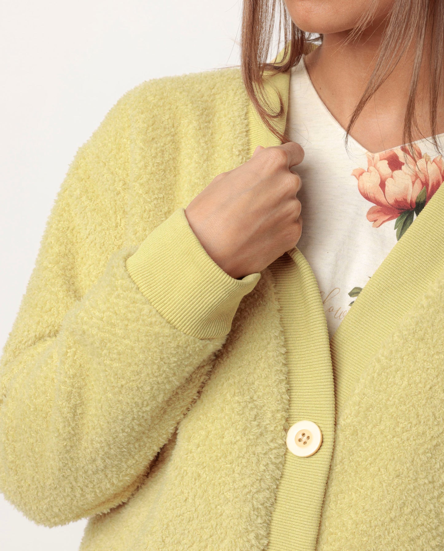 Bata Manga Larga Calentita Cretona para Mujer