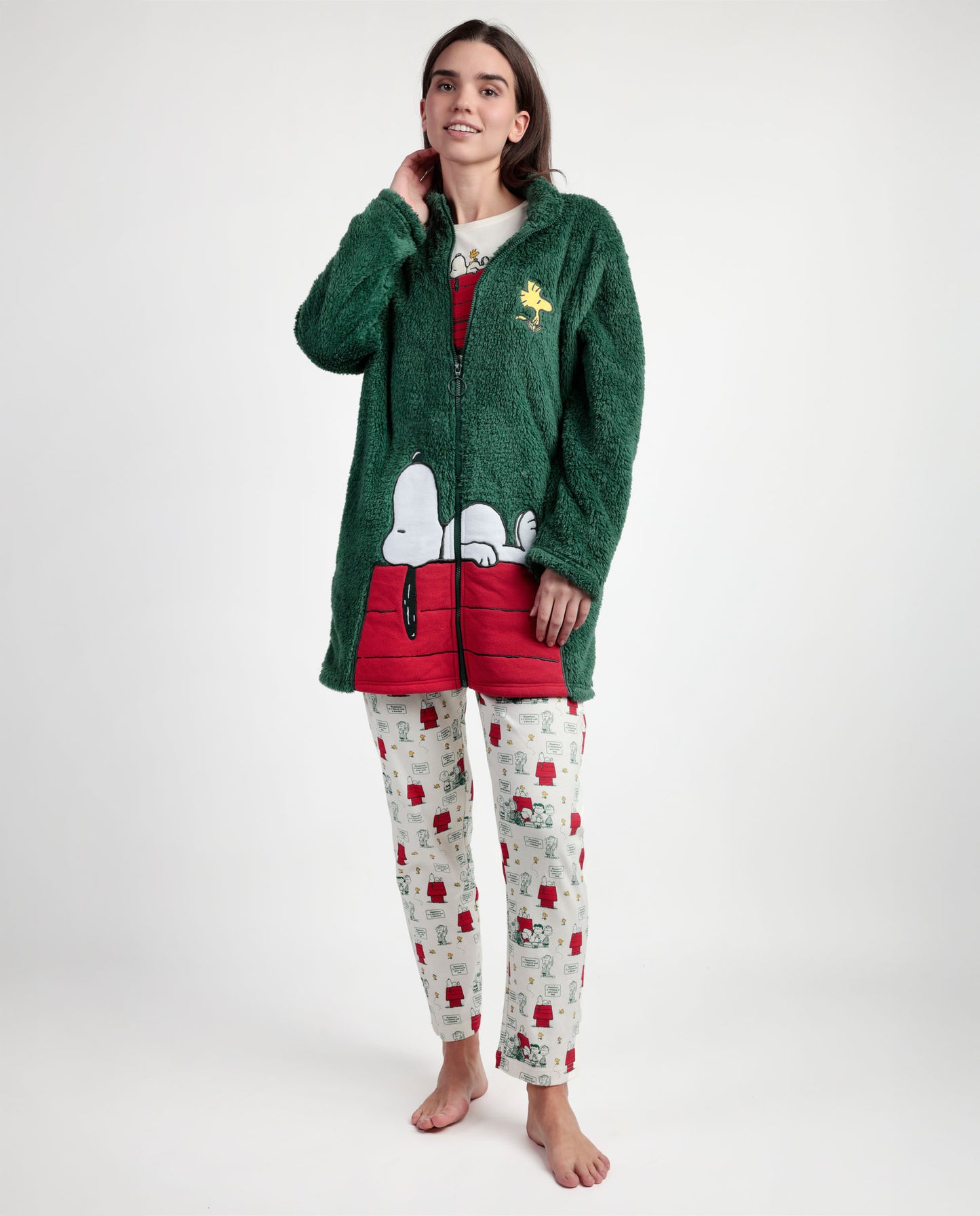 Bata Manga Larga Calentita Classic para Mujer