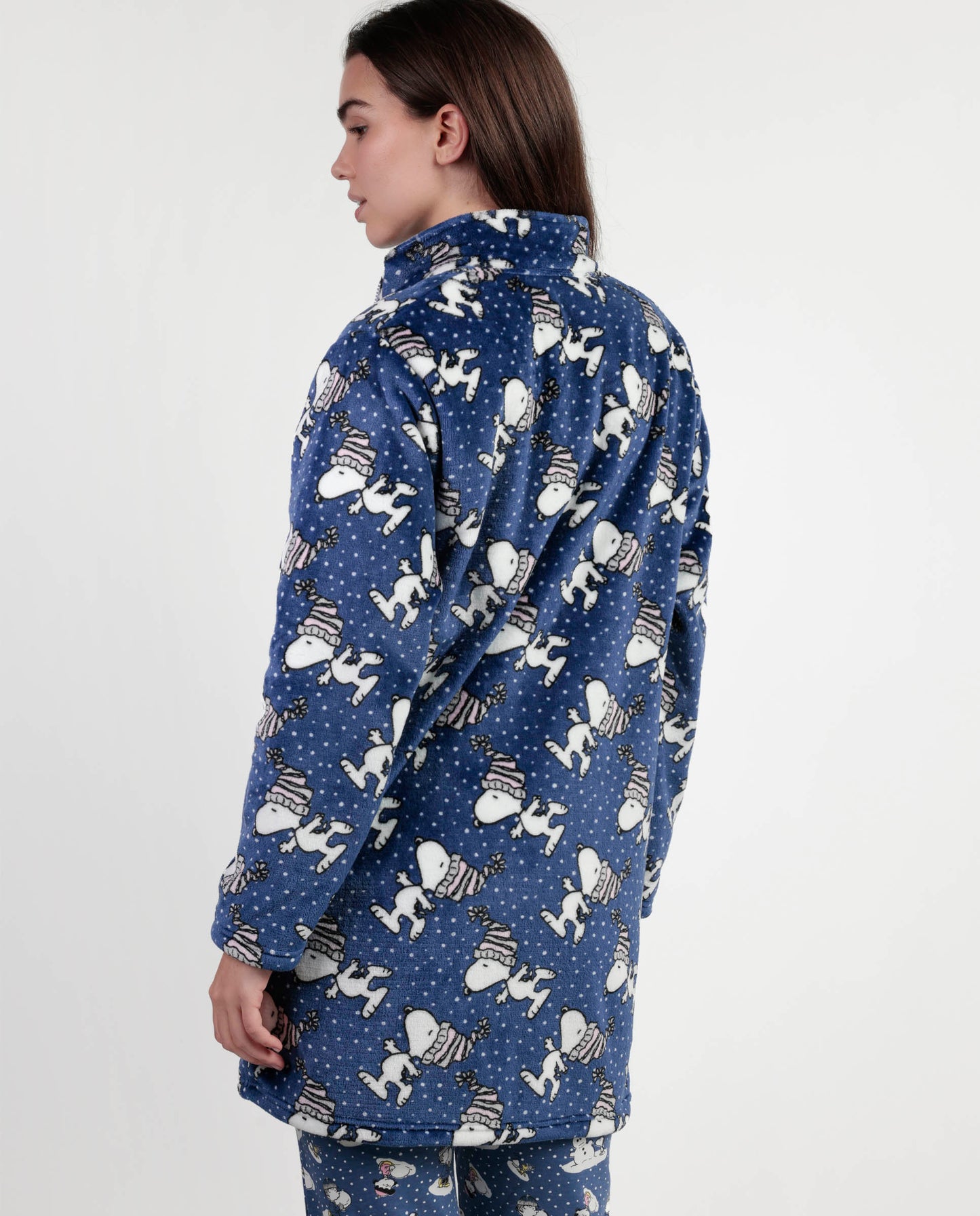 Bata Manga Larga Calentita Snow Drift para Mujer