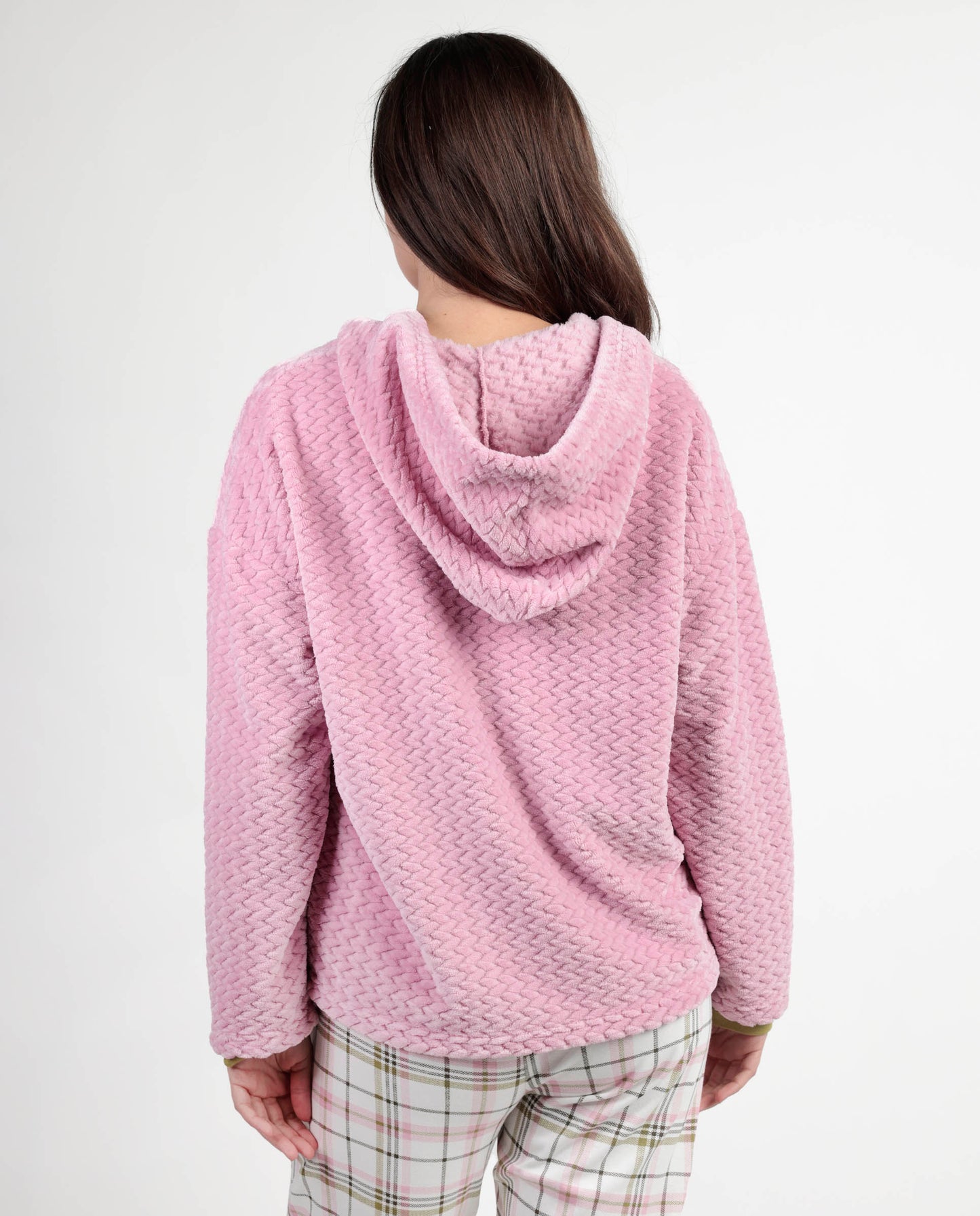 Bata Manga Larga Calentita Smile Everyday para Mujer