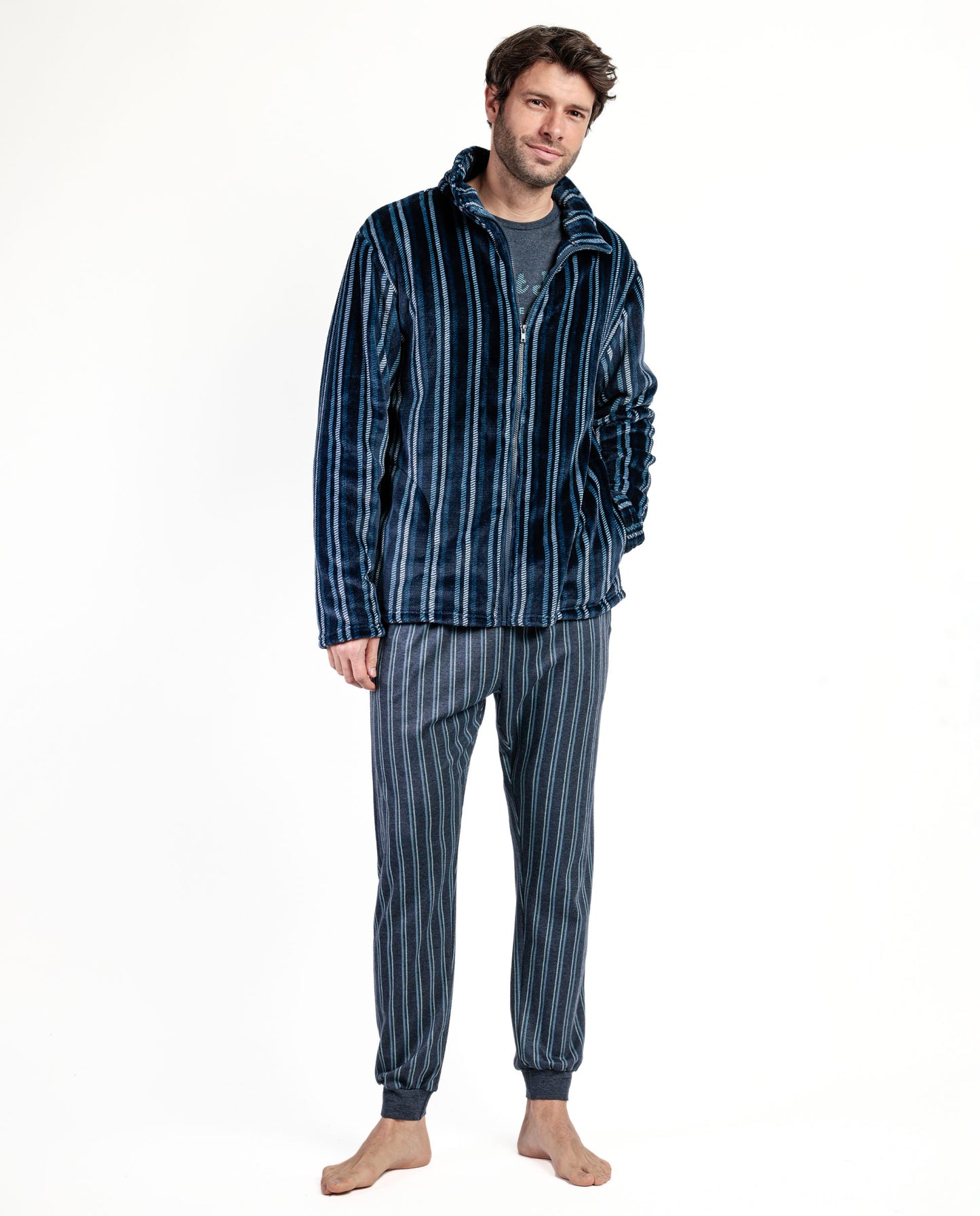 Bata Manga Larga Calentita Italic para Hombre