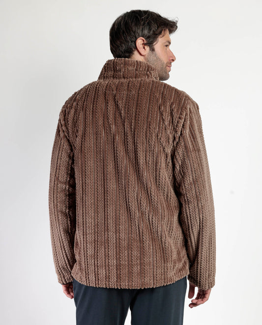 Bata Camel Manga Larga Calentita Cinnamon para Hombre