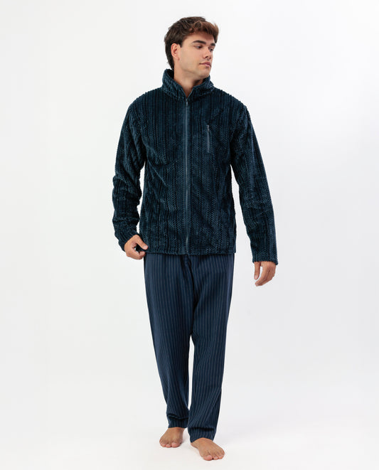 Bata Marino Manga Larga Calentita Cinnamon para Hombre