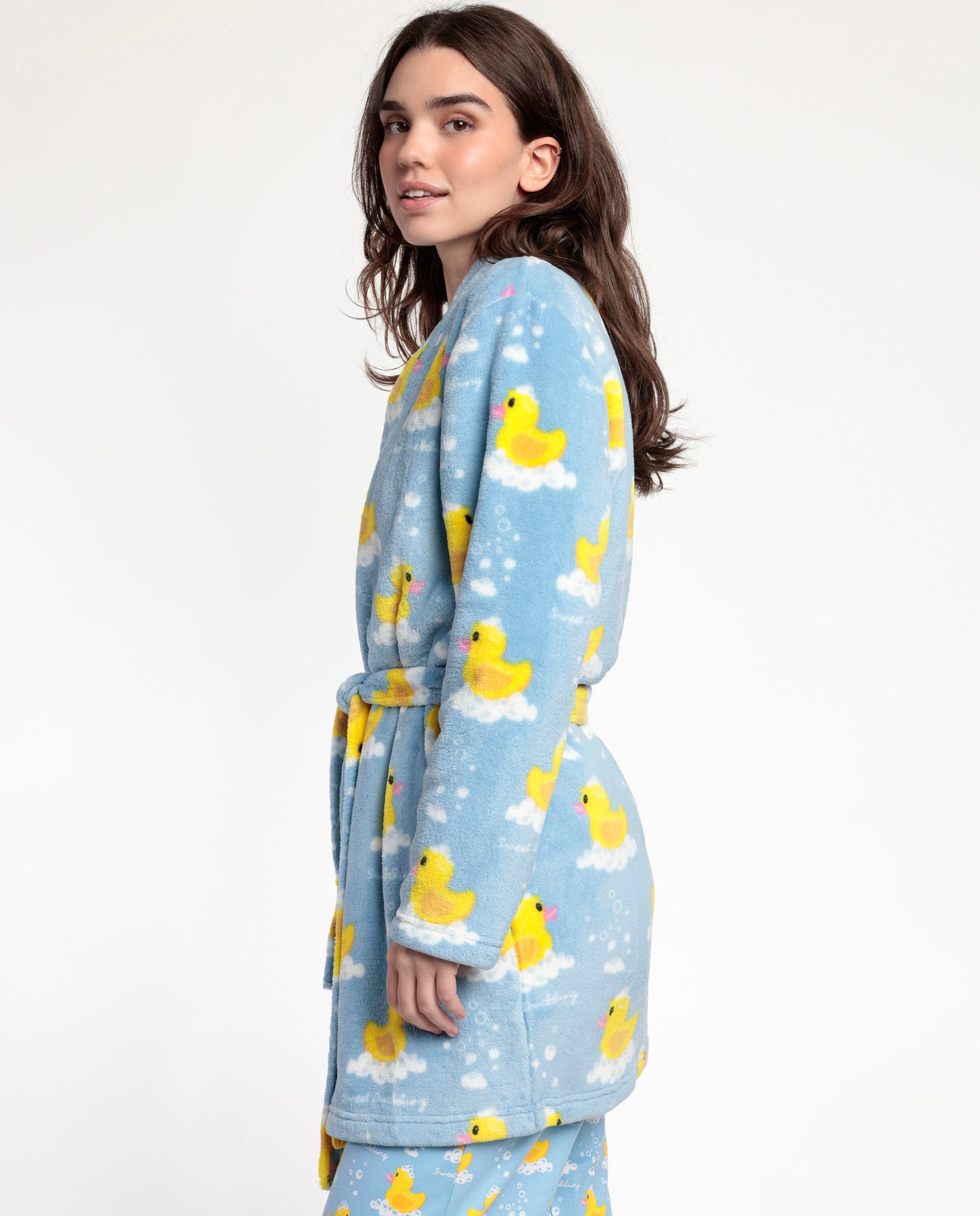 Bata Manga Larga Calentita Sweet Duckling para Mujer