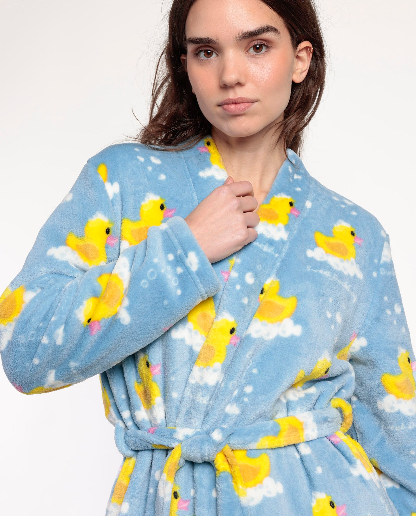 Bata Manga Larga Calentita Sweet Duckling para Mujer