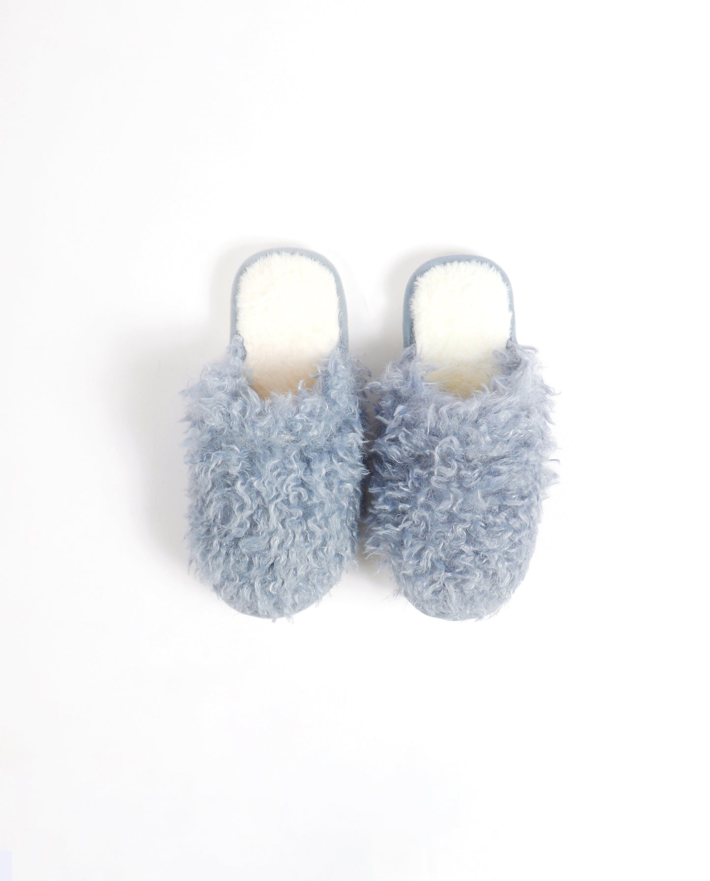 Zapatillas De Estar Por Casa Borreguito Azul para Mujer