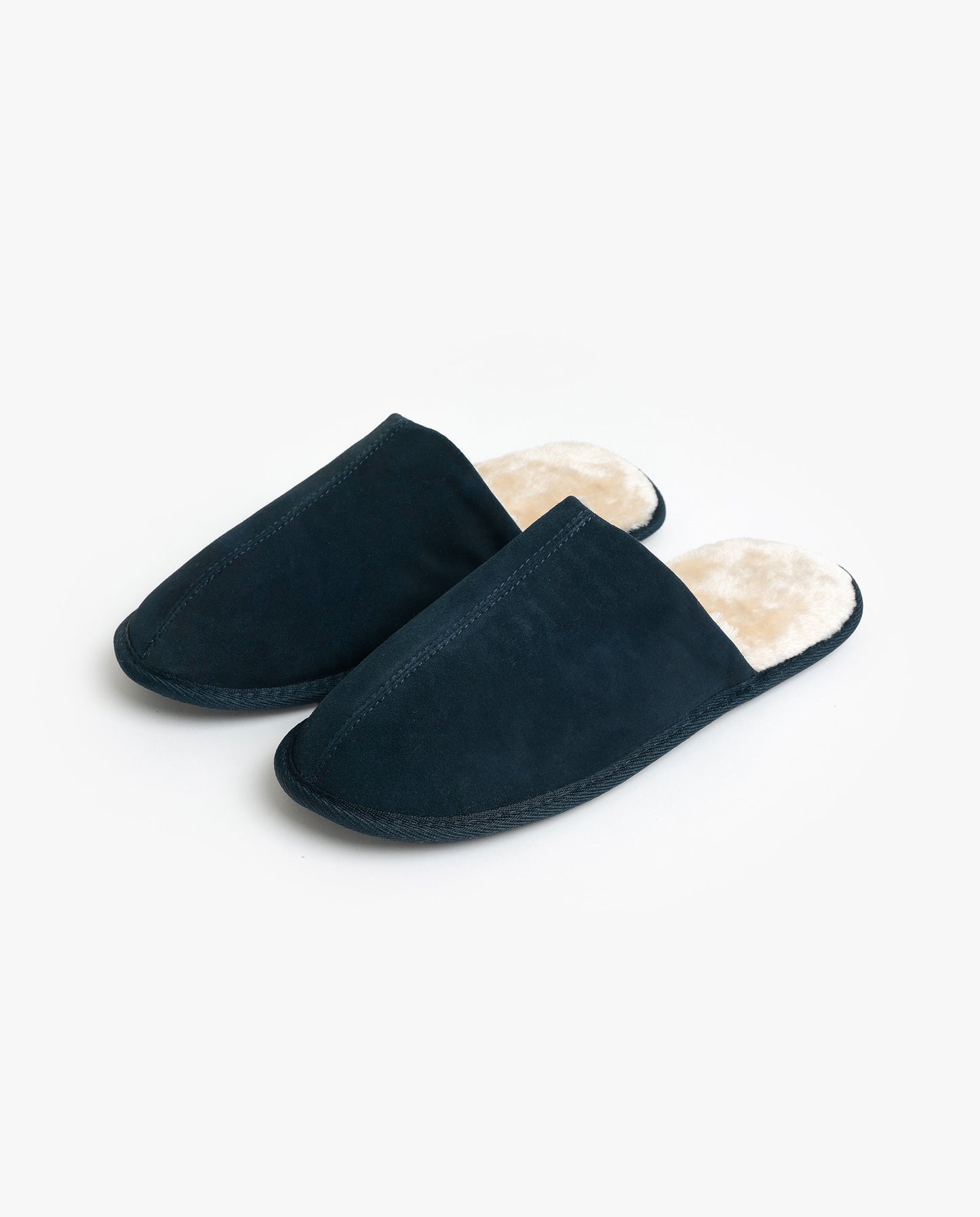 Zapatillas De Estar Por Casa Ante Navy para Hombre