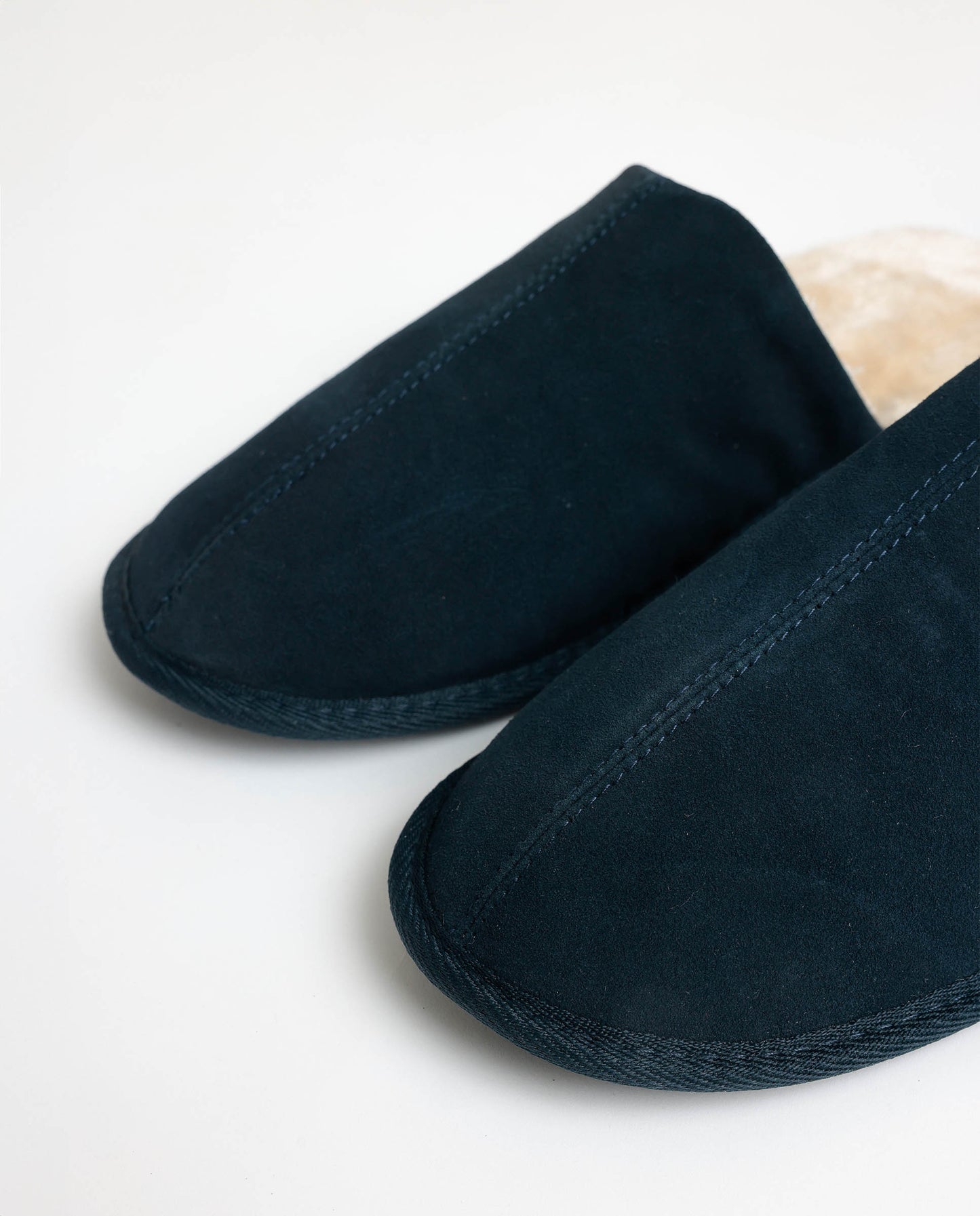 Zapatillas De Estar Por Casa Ante Navy para Hombre