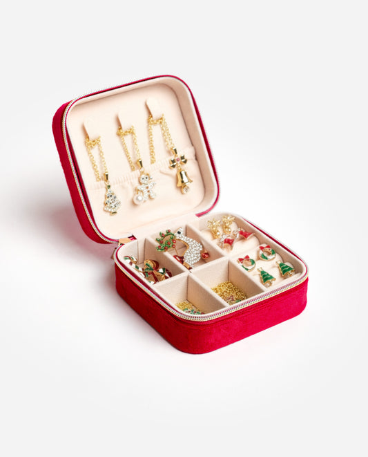 Joyero Neceser Red Velvet Vanity