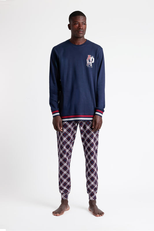 Pijama Manga Larga ADM Family para Hombre
