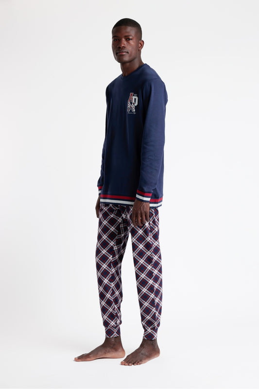 Pijama Manga Larga ADM Family para Hombre